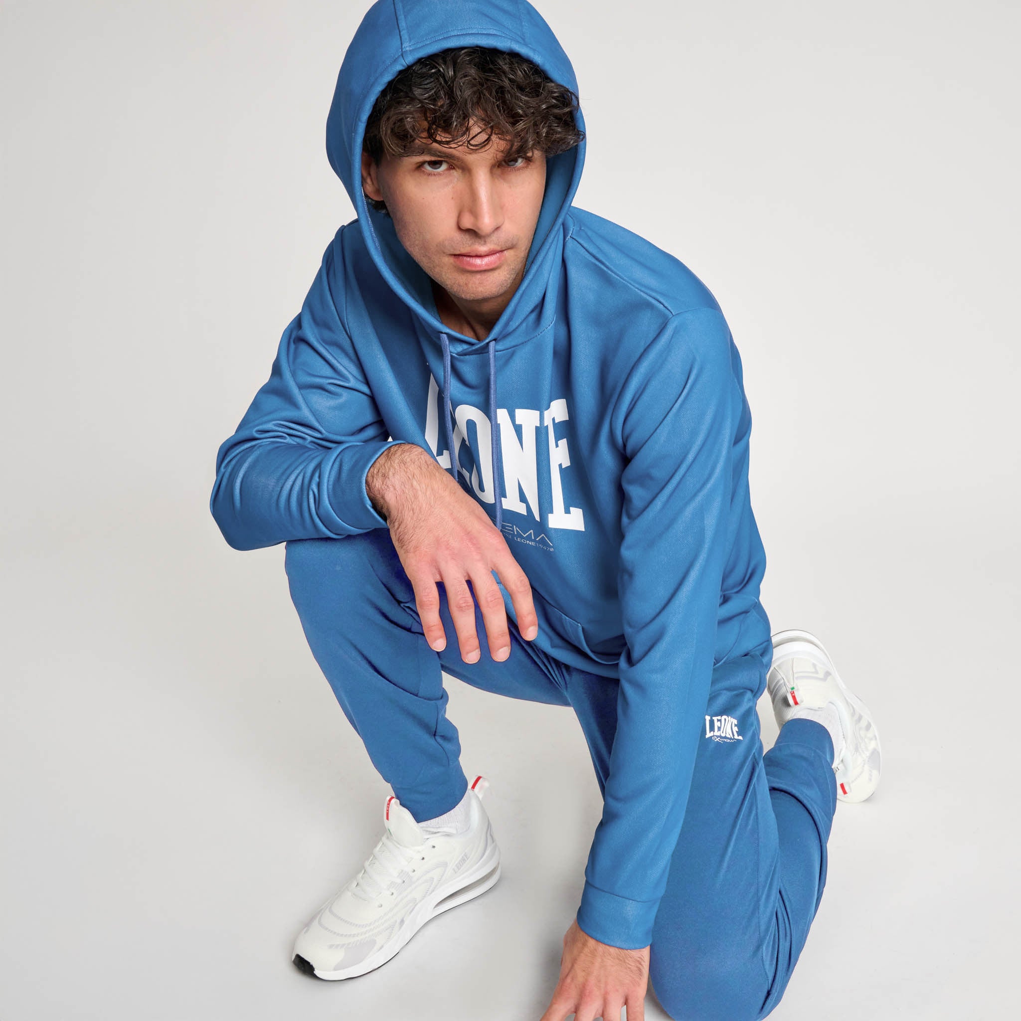 FELPA CON CAPPUCCIO LOGO LIGHTWEIGHT