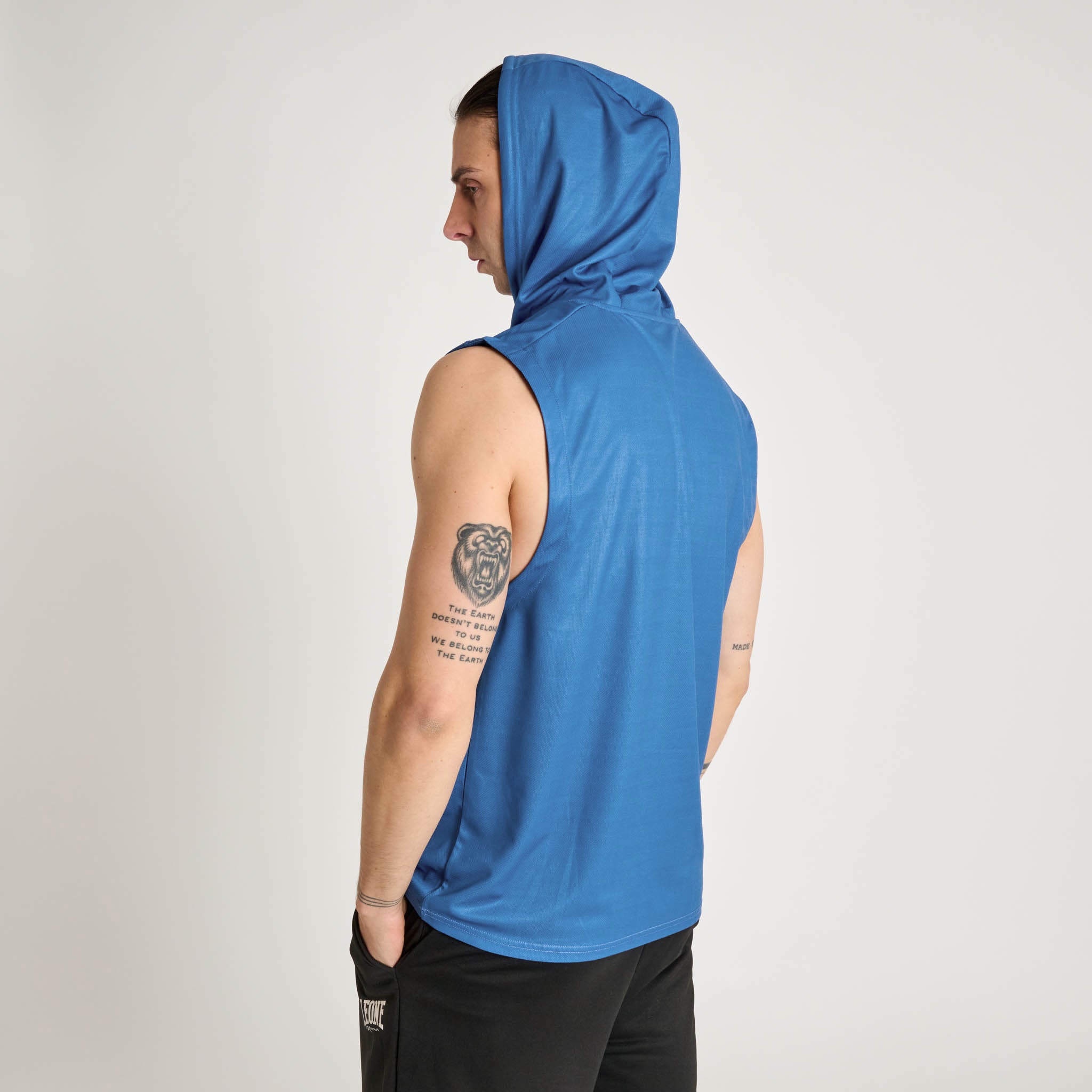 SMANICATO CON CAPPUCCIO LOGO LIGHTWEIGHT