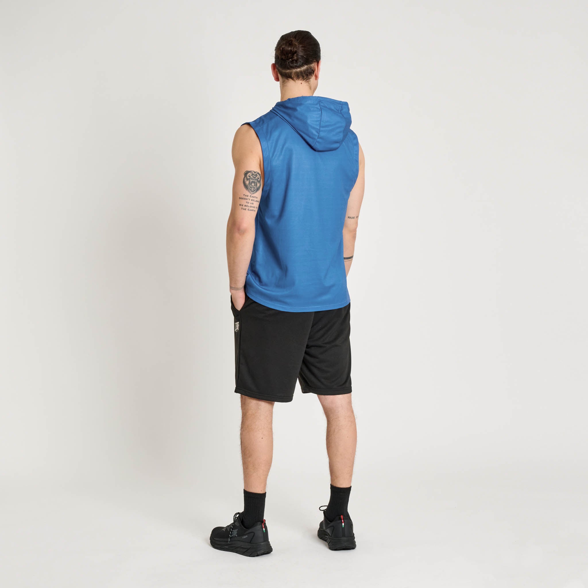 SMANICATO CON CAPPUCCIO LOGO LIGHTWEIGHT