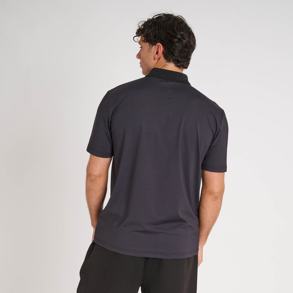 T-SHIRT POLO BLACK LION