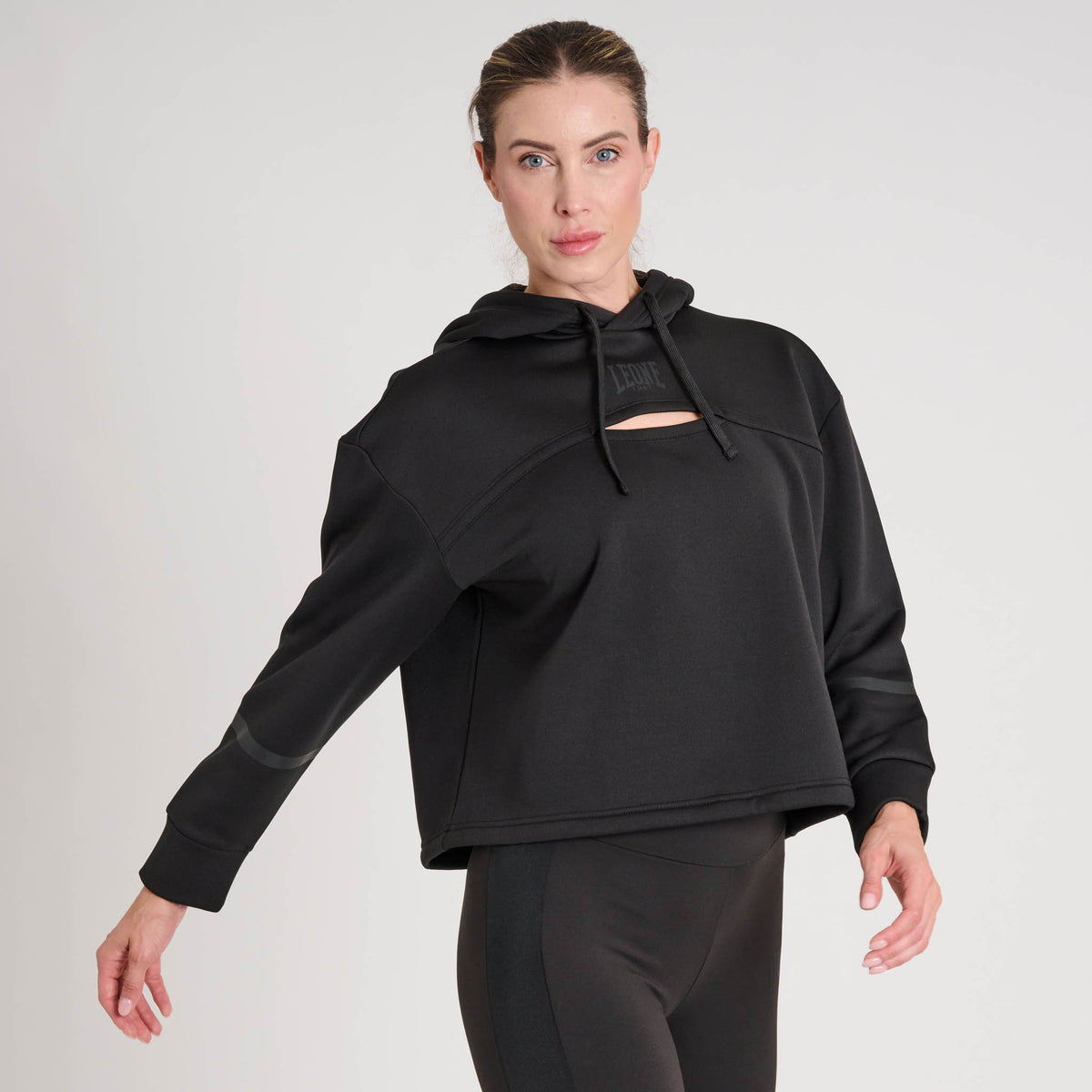 BLACK LION HOODED SWEATSHIRT