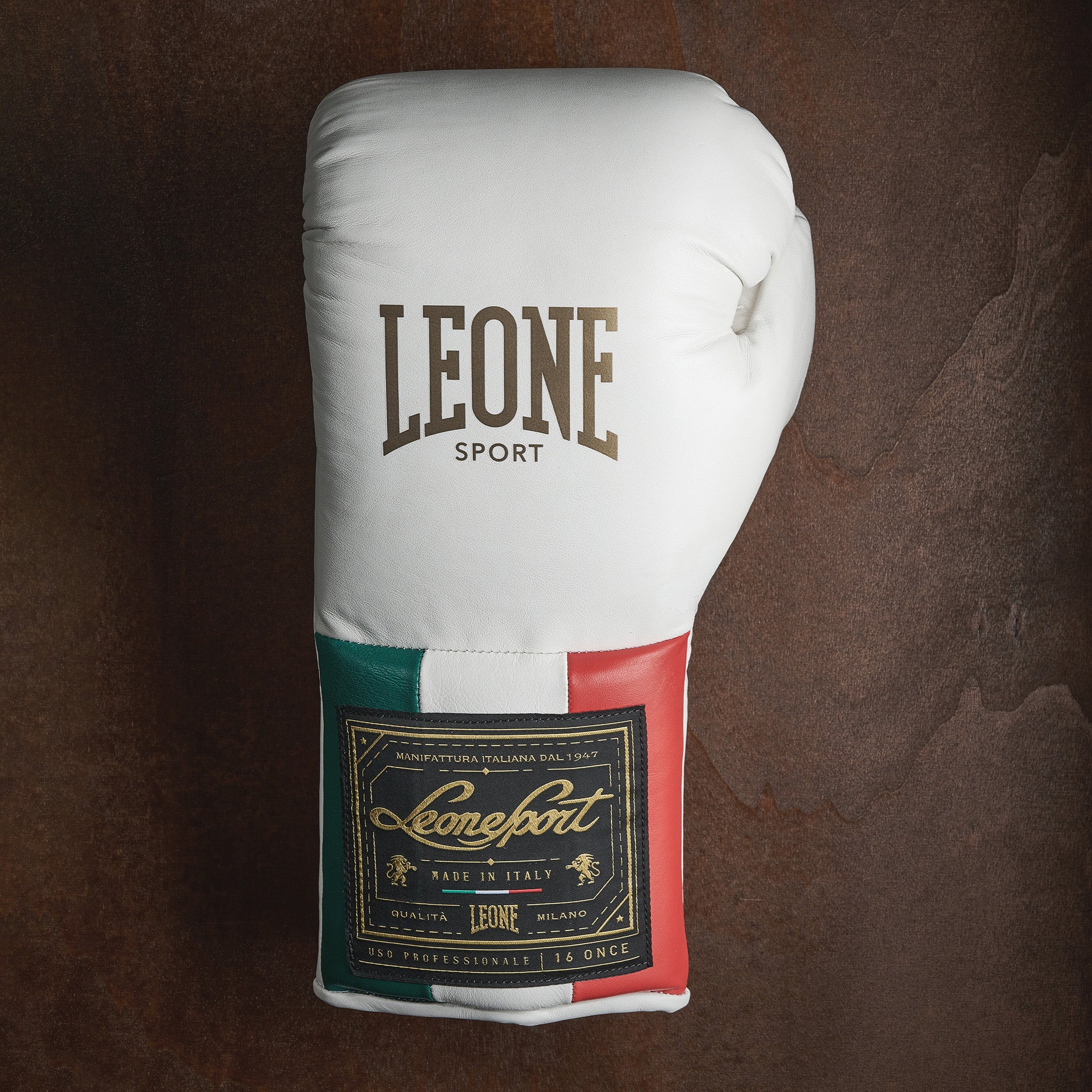 GUANTI BOXE ORLANDO TRICOLORE LACCI