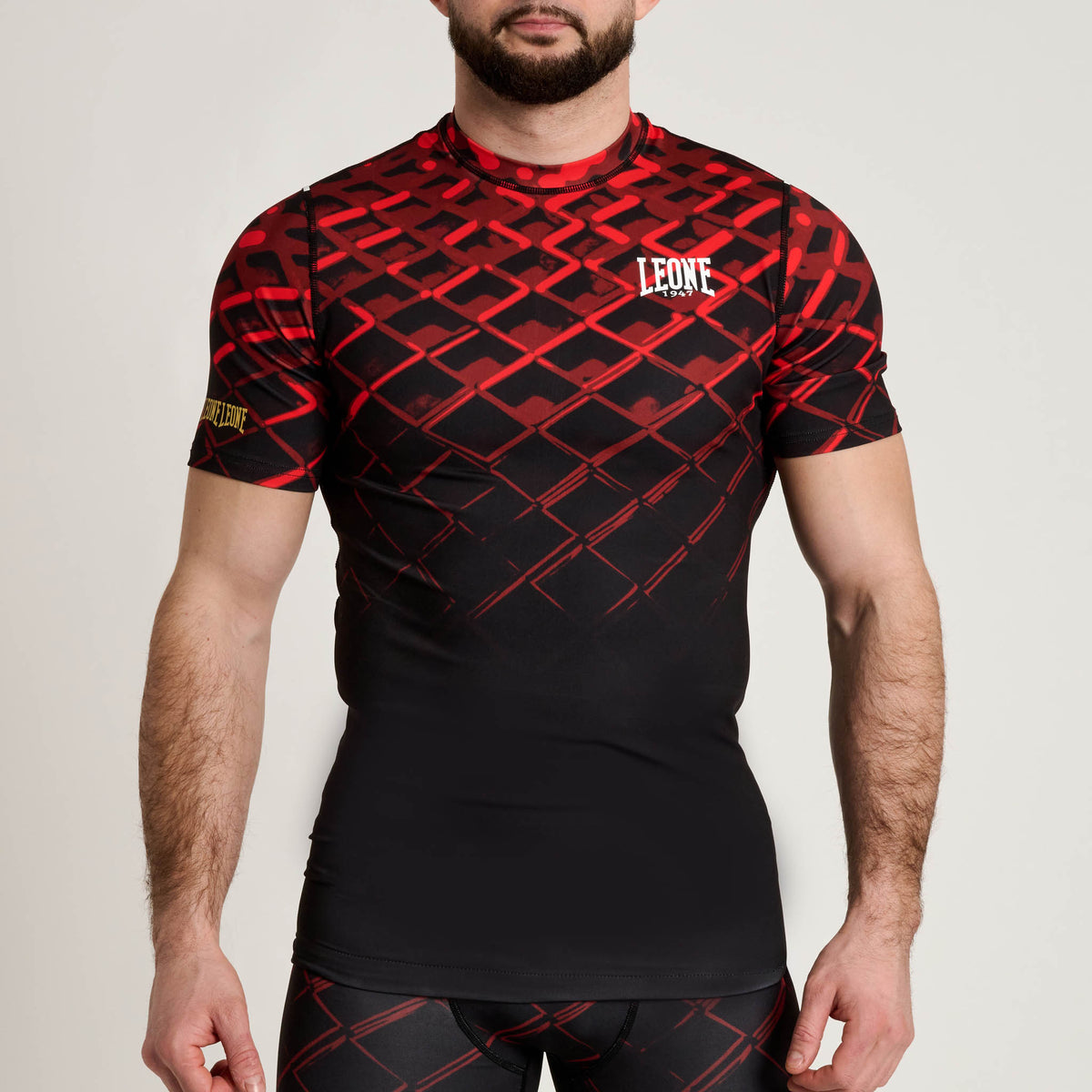 RASHGUARD MANICHE CORTE UOMO MMA CAGE