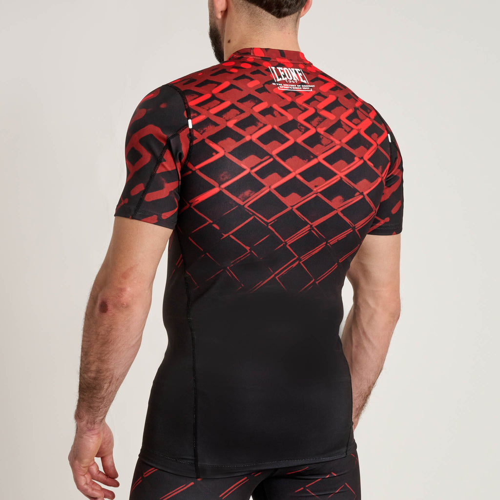 RASHGUARD MANICHE CORTE UOMO MMA CAGE