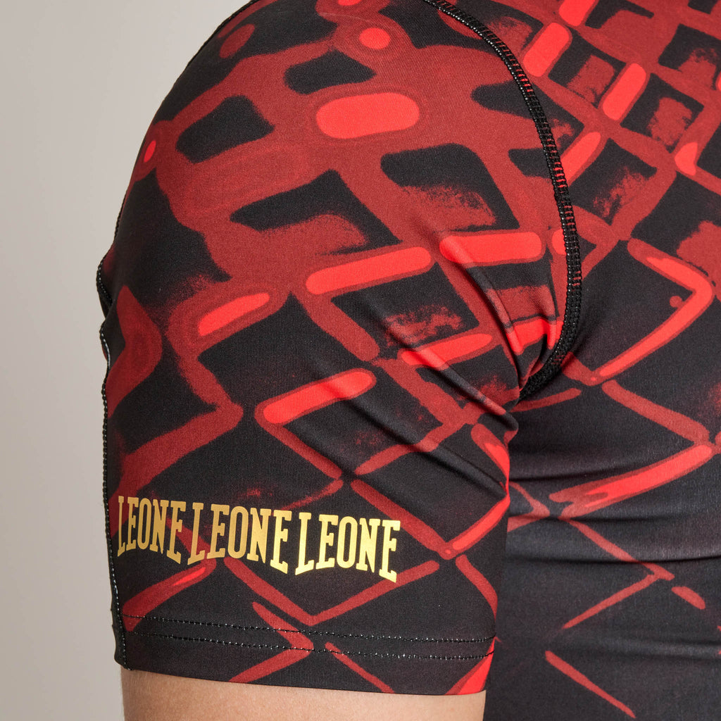 RASHGUARD MANICHE CORTE UOMO MMA CAGE