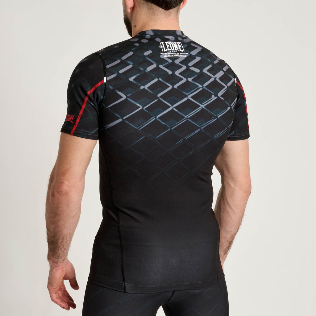 RASHGUARD MANICHE CORTE UOMO MMA CAGE