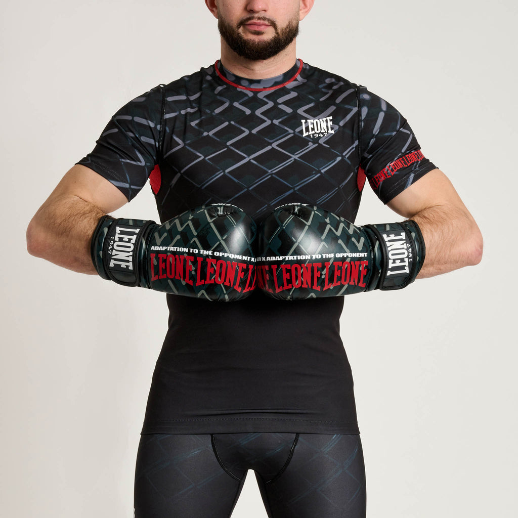 RASHGUARD MANICHE CORTE UOMO MMA CAGE