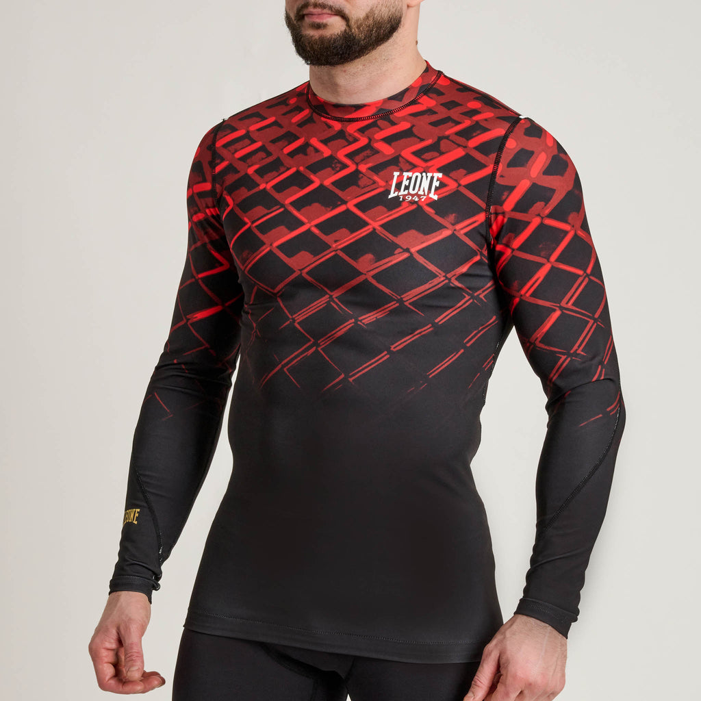 RASHGUARD MANICA LUNGA UOMO MMA CAGE