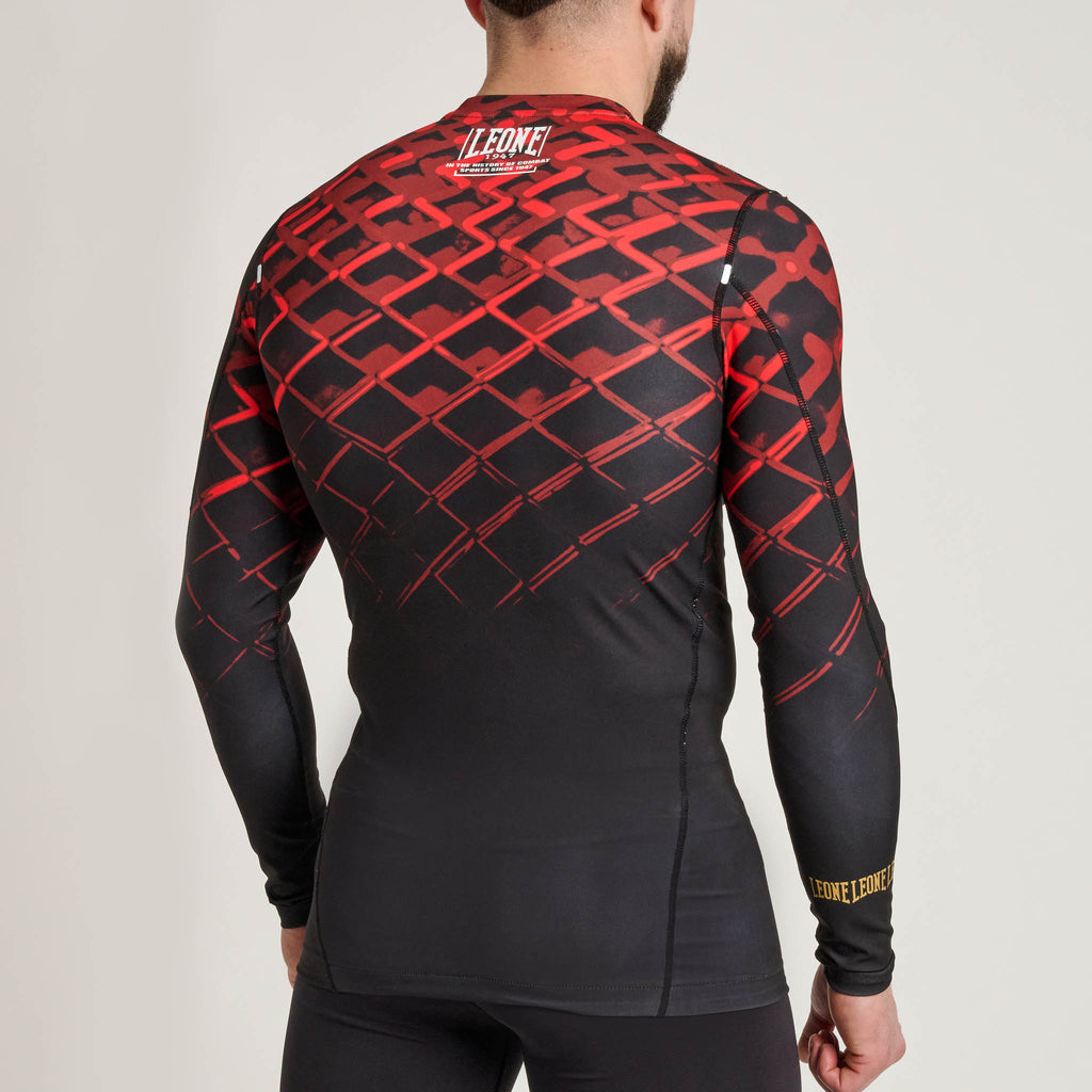RASHGUARD MANICA LUNGA UOMO MMA CAGE