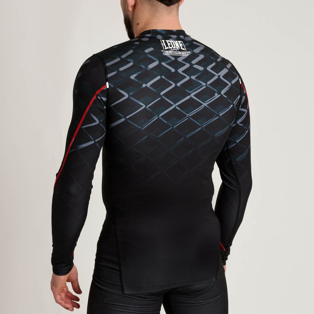 RASHGUARD MANICA LUNGA UOMO MMA CAGE