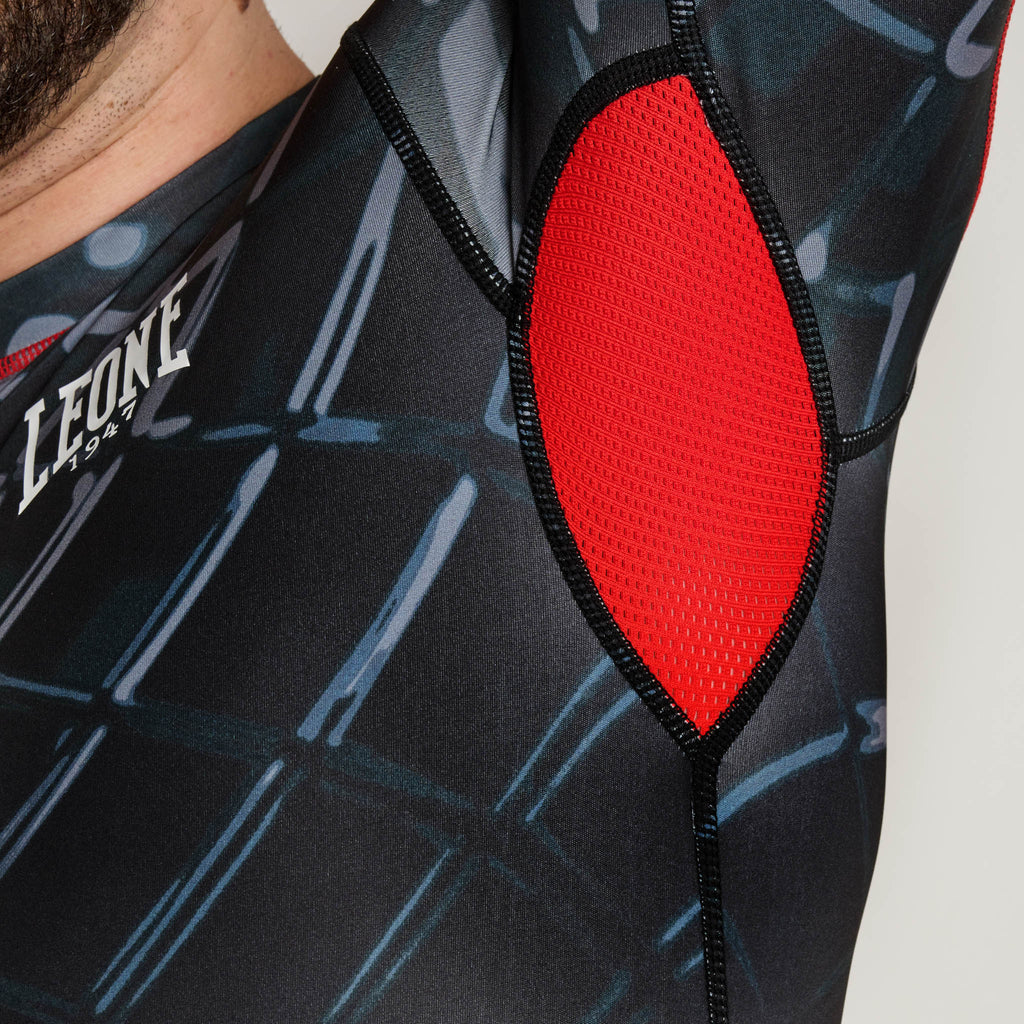RASHGUARD MANICA LUNGA UOMO MMA CAGE