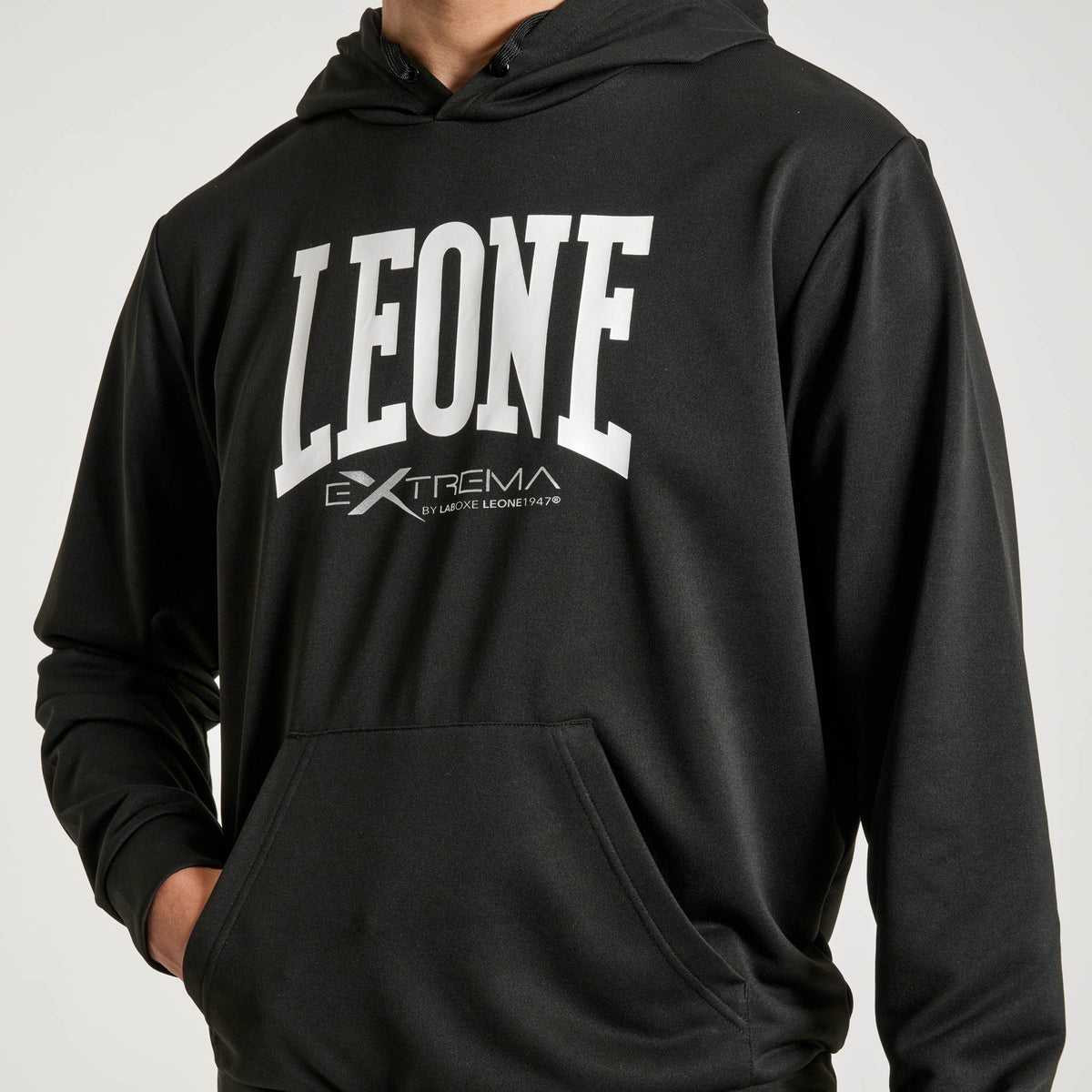 FELPA CON CAPPUCCIO LOGO LIGHTWEIGHT