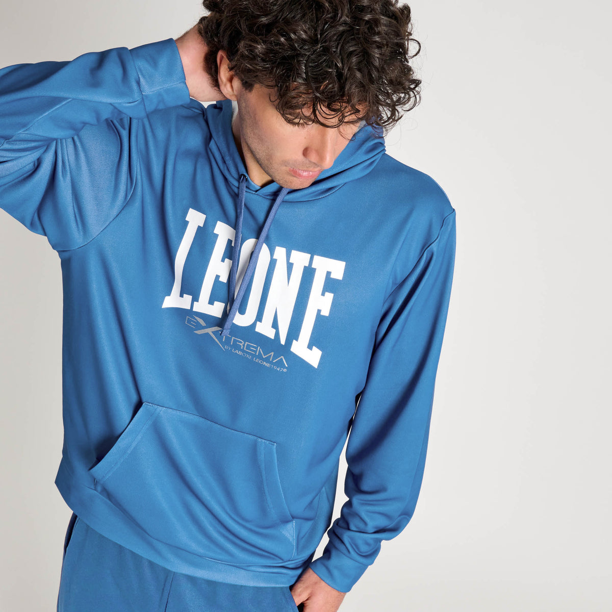 FELPA CON CAPPUCCIO LOGO LIGHTWEIGHT