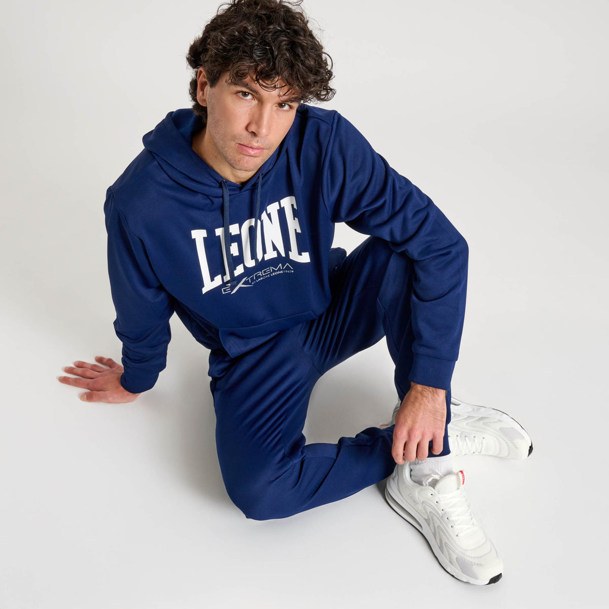 FELPA CON CAPPUCCIO LOGO LIGHTWEIGHT
