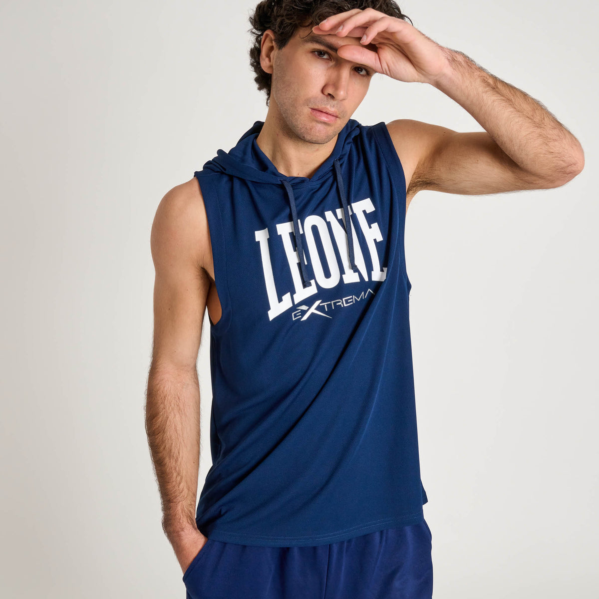 SMANICATO CON CAPPUCCIO LOGO LIGHTWEIGHT