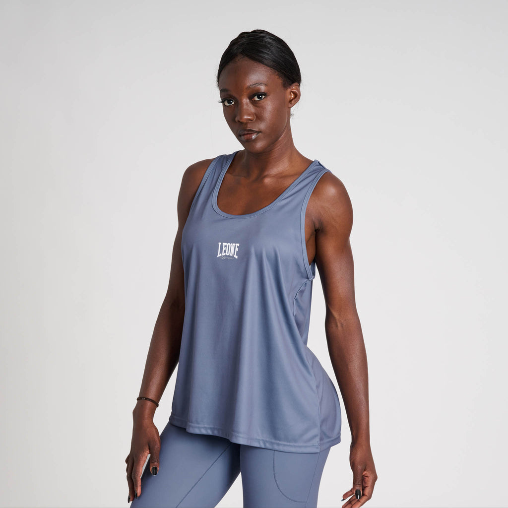 CANOTTA DONNA LOGO DRY MESH