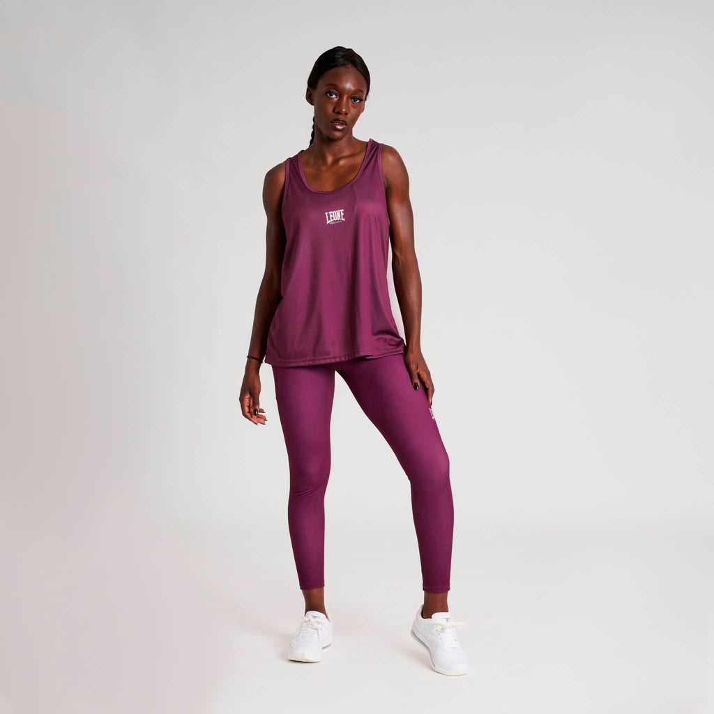 CANOTTA DONNA LOGO DRY MESH