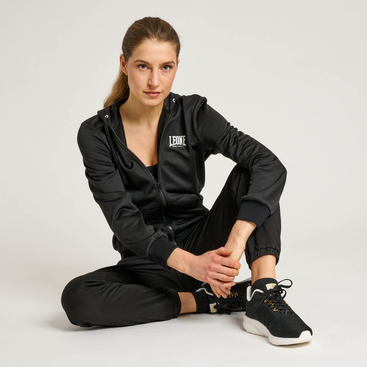 FELPA CON CAPPUCCIO LOGO LIGHTWEIGHT