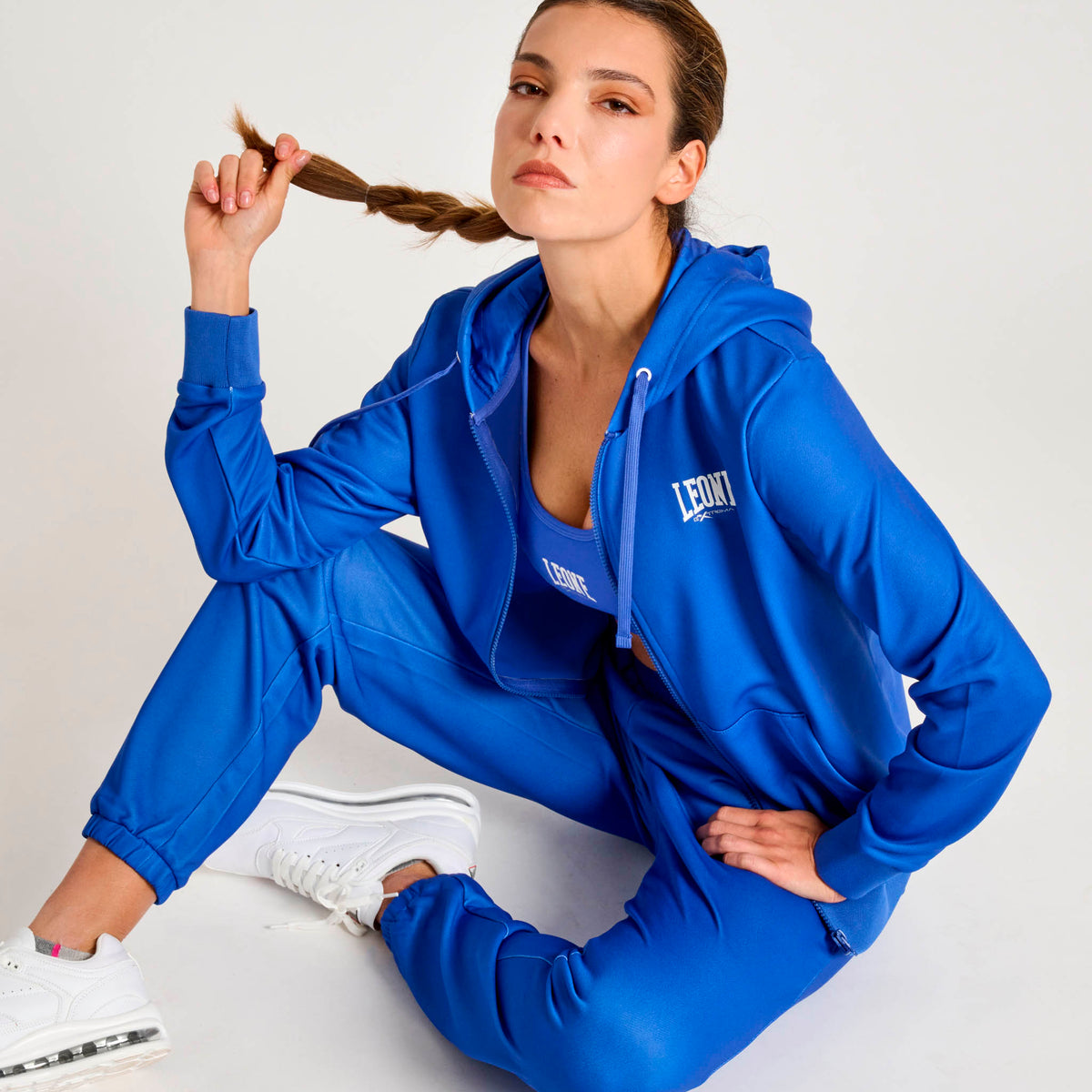 FELPA CON CAPPUCCIO LOGO LIGHTWEIGHT