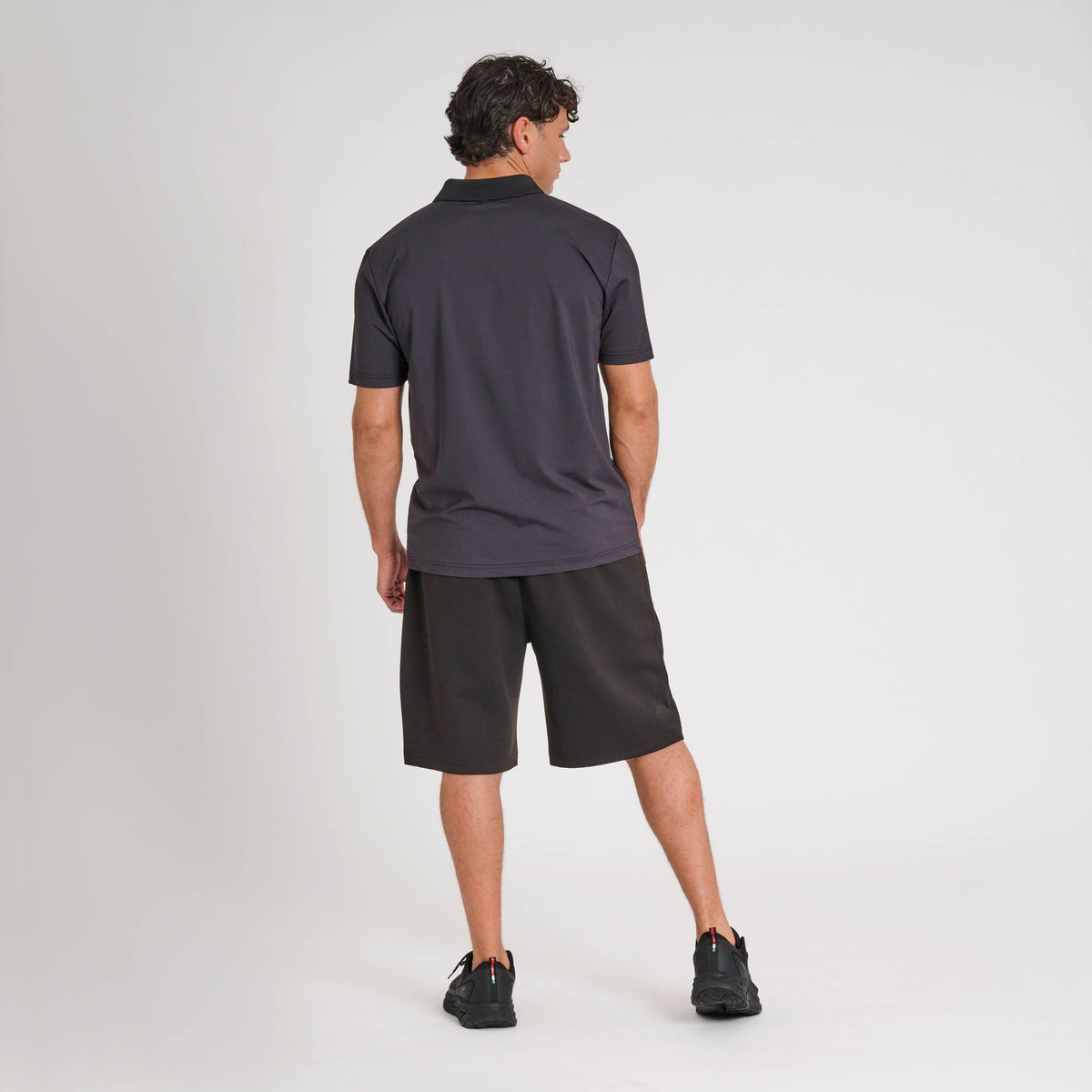 T-SHIRT POLO BLACK LION
