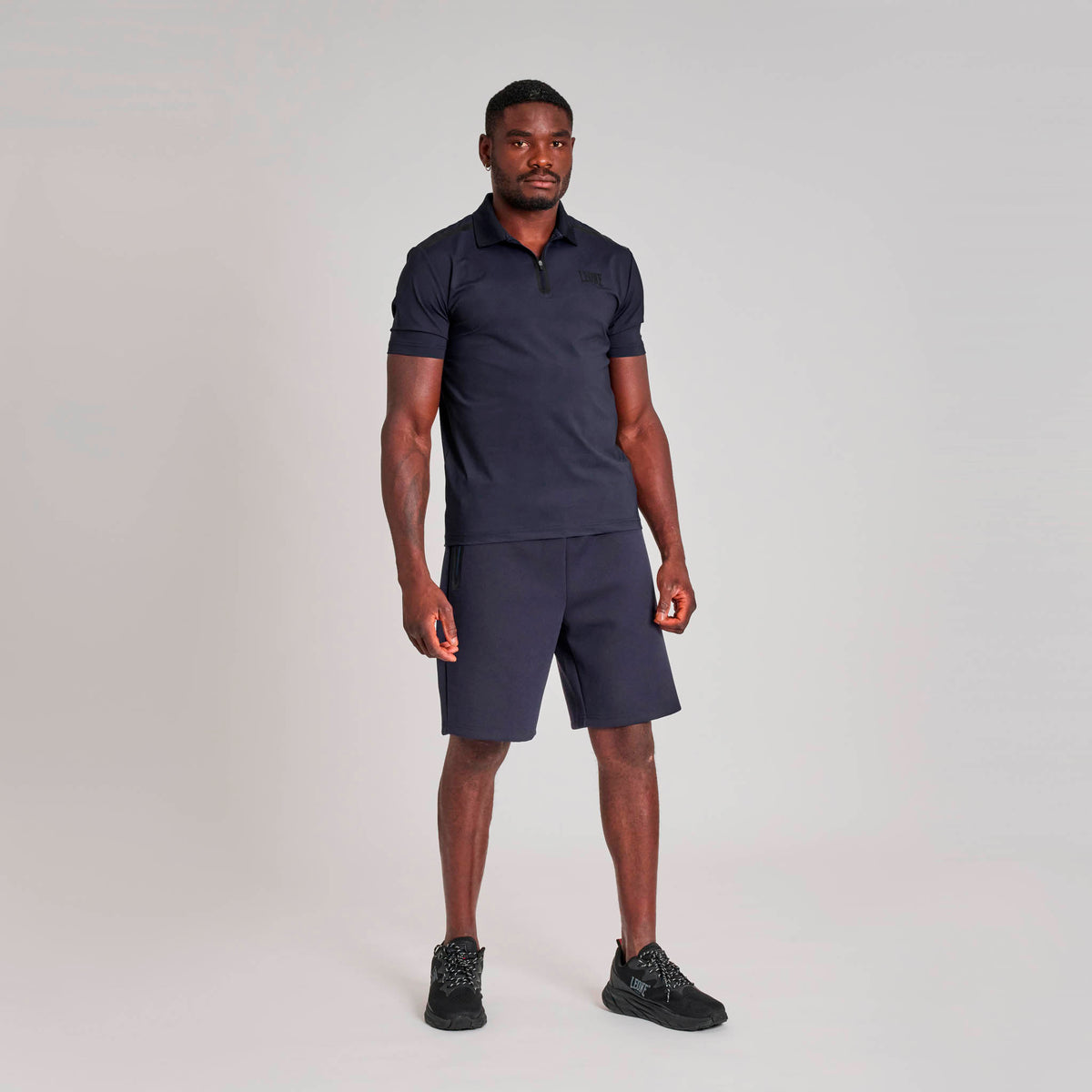 T-SHIRT POLO BLACK LION