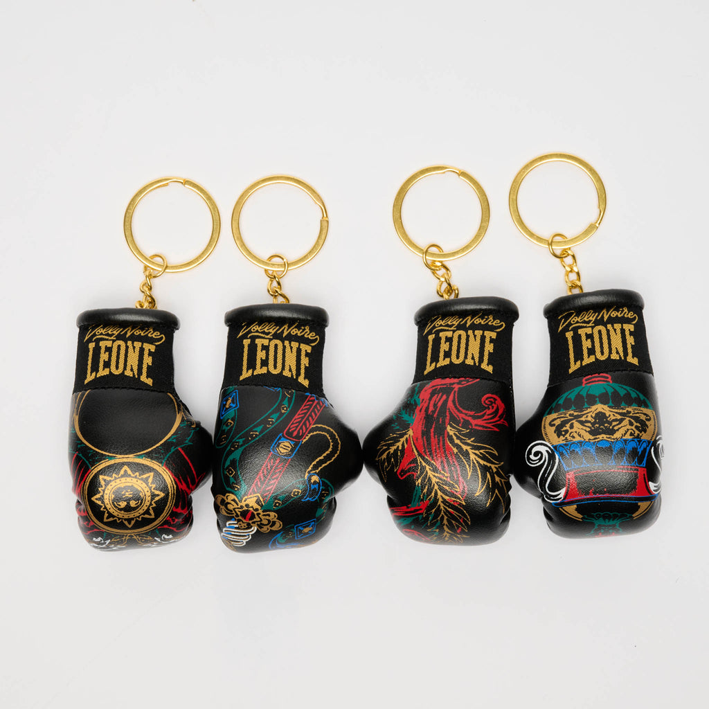 PACK GUANTINO PORTACHIAVI LEONE X DOLLY NOIRE