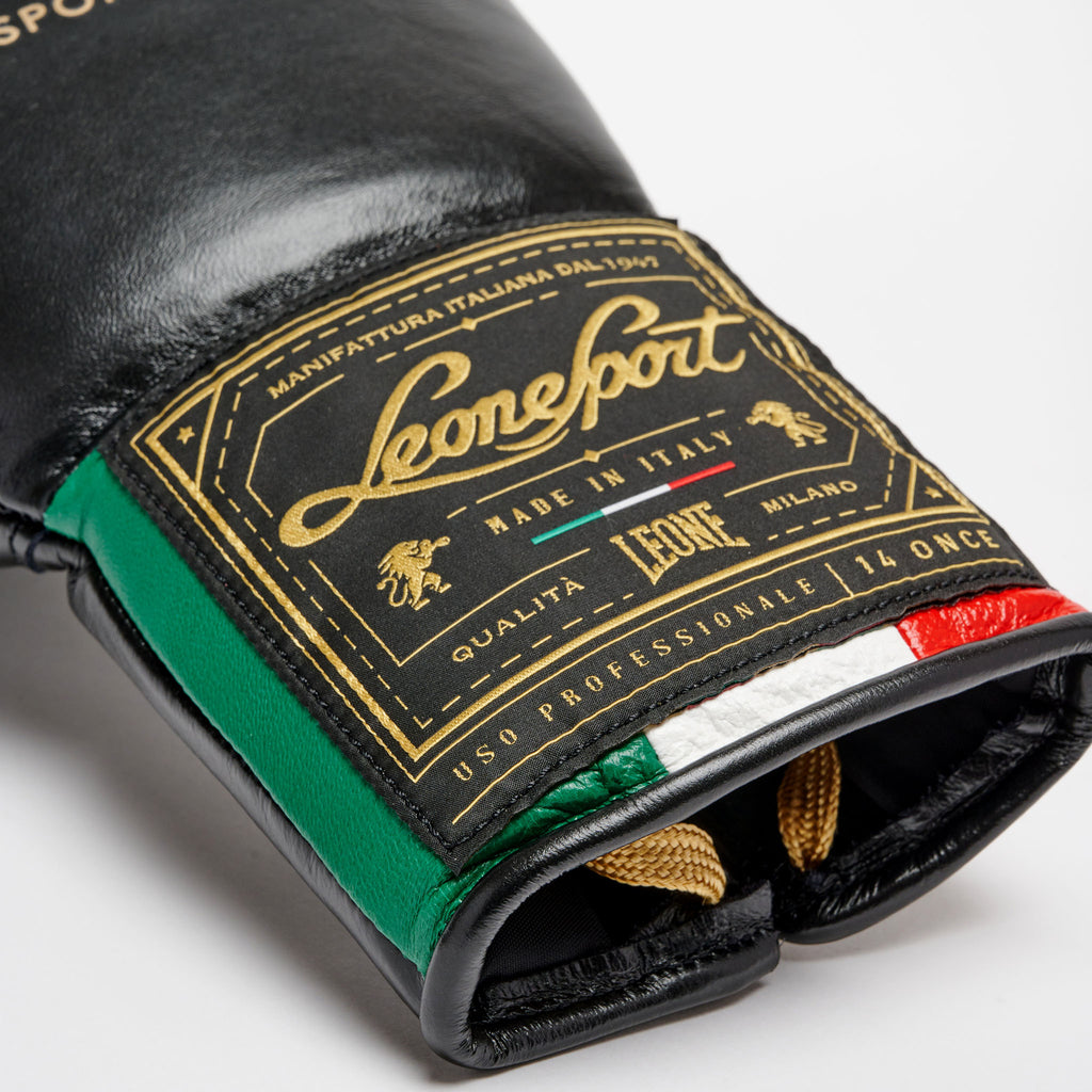 GUANTI BOXE ORLANDO TRICOLORE LACCI