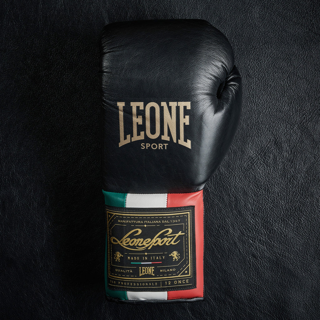 GUANTI BOXE ORLANDO TRICOLORE LACCI