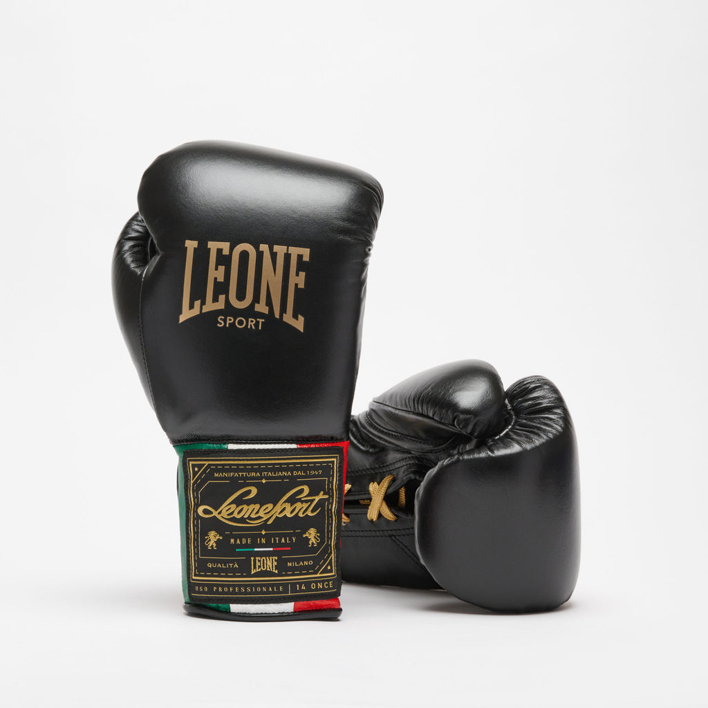 GUANTI BOXE ORLANDO TRICOLORE LACCI