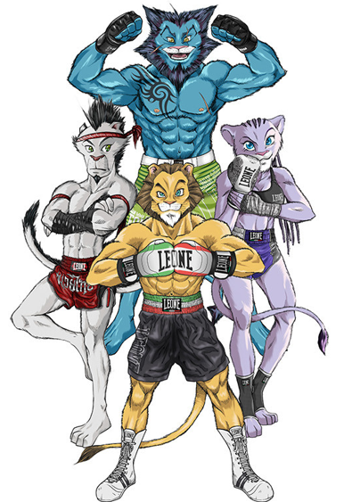 LEONE-MASCOTTE-TEAM